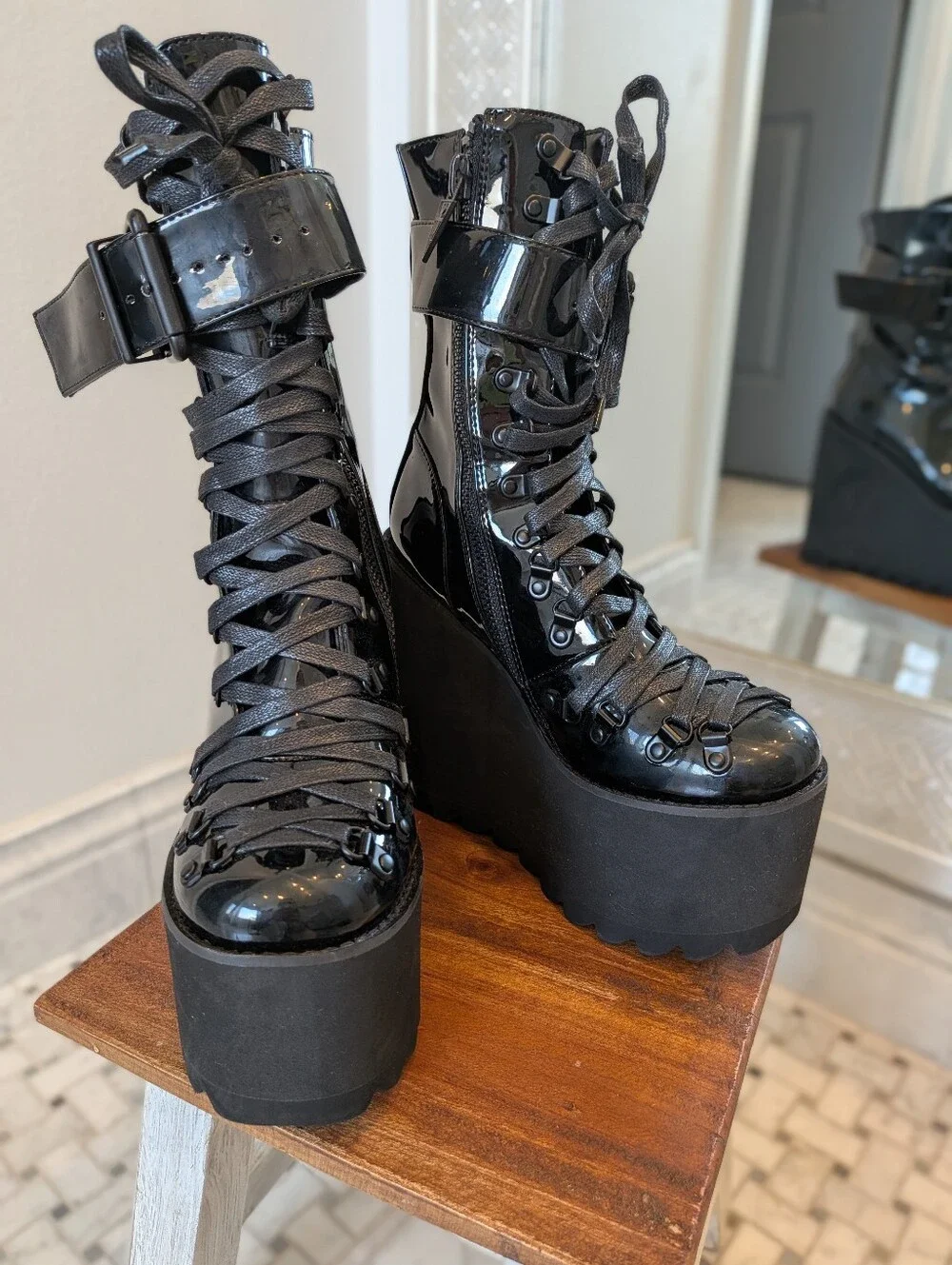 Widow By Dollskill Women's 7 Sacred Traitor Platform Boots